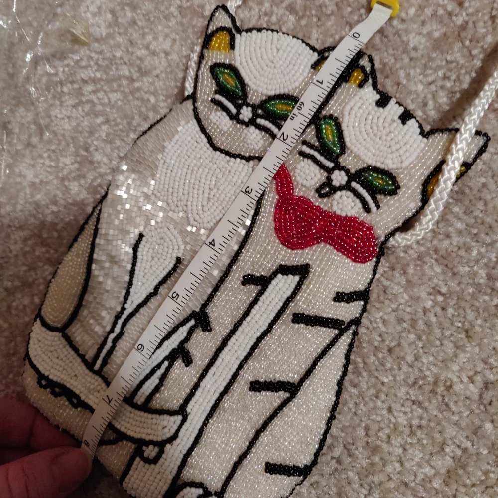 New in bag Lee Sands cat handbag